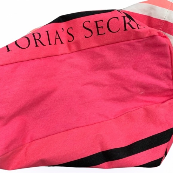 Victoria’s Secret Striped Logo Canvas Tote - Picture 6 of 6